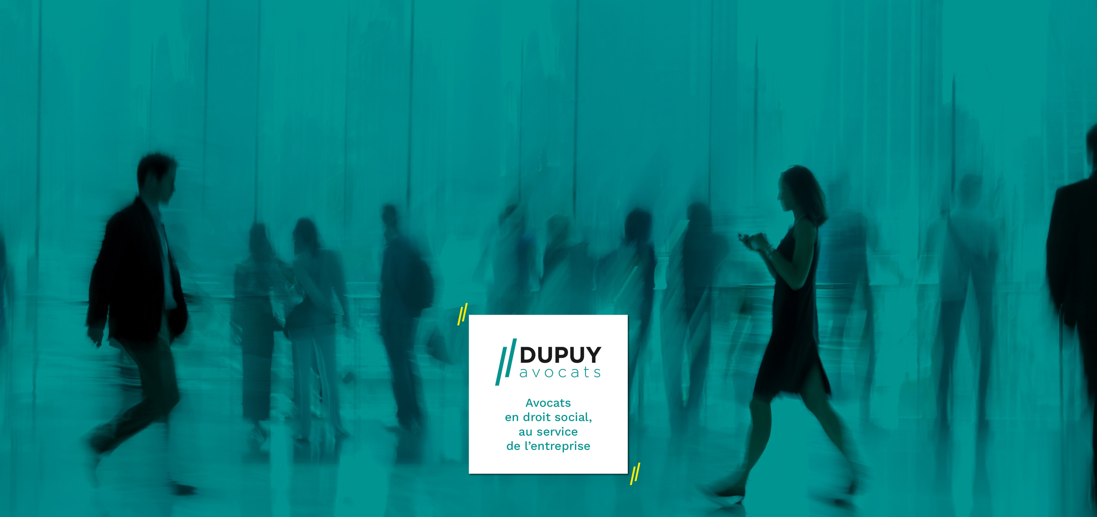 Visuel de la page des créations de Plate ou Gazeuse réalisées pour le cabinet Dupuy Avocats